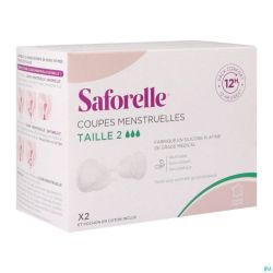 Saforelle Coupes Menstruelles Pack Confort 12h T2