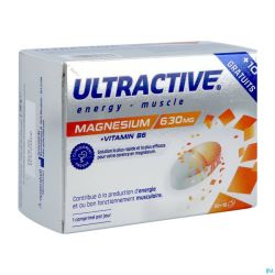 Ultractive Magnesium 630mg Comp 60