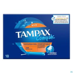 Tampax Compak Super Plus Tampons 18