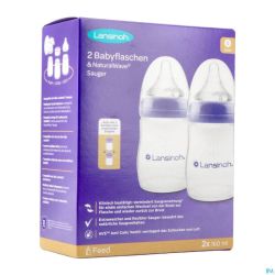Lansinoh Biberon Natural Wave 2x160ml