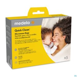 Medela Quick Clean Sach Sterilisat. Micro Ondes 5