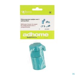 Boite Broyer Couper Medicament 2 Compartiment