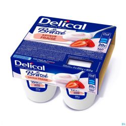 Delical Le Brasse Fraise 4x200g