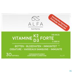 Alfa Vitamine K2 D3 Forte Softcaps 30 Nf