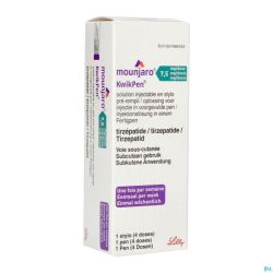 Mounjaro 7,5mg Kwikpen Sol Inj Stylo Prer. 0,6ml