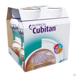 Cubitan Arôme Chocolat Bouteilles 4x200ml