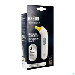 Braun Thermoscan 3 Thermometre Auric. Infra Rouge