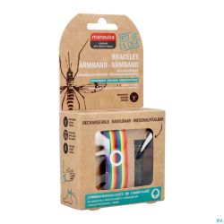 Manouka Bracelet A/moustiques Arc-en-ciel