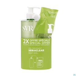 Svr Sebiaclear Gel 400ml+refill 400ml Rempl4656039