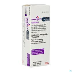 Mounjaro 2,5mg Kwikpen Sol Inj Stylo Prer. 0,6ml