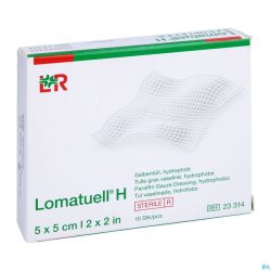 Lomatuell H Compresse Ster 5x 5cm 10 23314