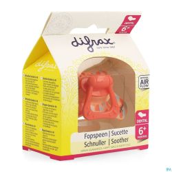 Difrax Sucette Silicone Dental Avec Anneau 6m+ 800