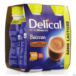 Delical Effimax 2.0 Chocolat 4x200ml