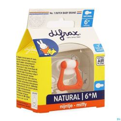 Difrax Sucette Natural 6m+ Miffy