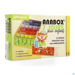 Kinderpillendoos Anabox 7x5 Rainbow Fr