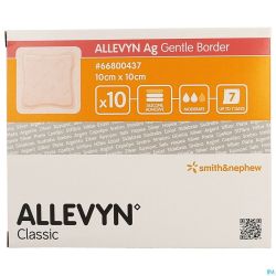 Allevyn Ag Pans Adhesive Silic. 10x10cm 10