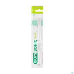 Gum Sonic Daily Brosse Dents Pile Tetes Blanche 2