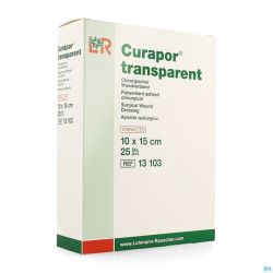 Curapor Transparent Steril 10cmx15cm 25 13103