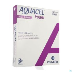 Aquacel Foam Non-adhesif 15x15cm 5