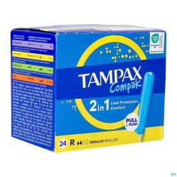 Tampax Compak Regular Tampons 24