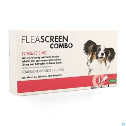 Fleascreen Combo 67mg/60,3mg Spot On Chien Pipet 3