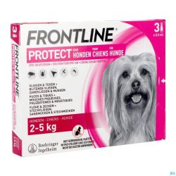 Frontline Protect Spot On Sol Chien 2-5kg Pipet 3