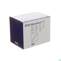 Bd Microlance 3 Aig.30g 1/2 Rb 0,3x13mm Jaune 100
