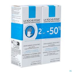 La Roche Posay Cicaplast Creme Mains Duo 2x50ml 2e-50%