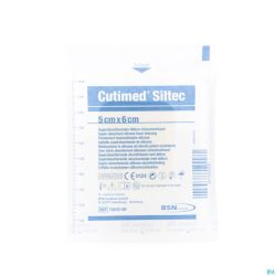 Cutimed Siltec Cp Steril 5,0x 6,0cm 1 7328500