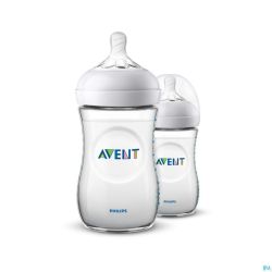 Philips Avent Natural 2.0 Biberon 260ml Duo SCF033/27
