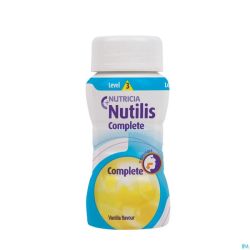 Nutilis Complete Stage 1 Arôme Vanille Bouteilles 4x125ml