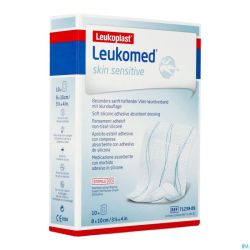 Leukomed Skin Sens. 8cmx10cm 10