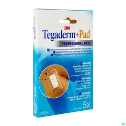Tegaderm + Pad 3m Transp Steril 5cmx 7cm 5 3582p