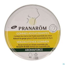 Pranarom Aromaforce Bio Gommes Adoucissant.miel 45