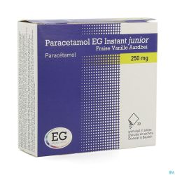 Paracetamol EG Inst.Junior 250Mg Vanil-Fr. Sach 20
