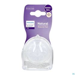 Philips Avent Natural 3.0 Tetine 3m+ T4 1