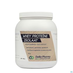 Whey Proteine Isolaat Chocolat 900g Deba