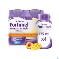 Fortimel Compact Protein 2.4kcal Pech&mang 4x125ml