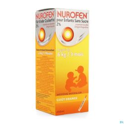 Nurofen Enfant Orange Susp S/sucre 200ml