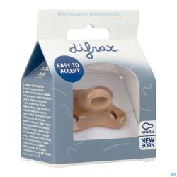 Difrax Sucette Natural Newborn Uni Caramel