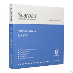 Scarban Elastic Silicone Sheet 5x 7,5cm 2