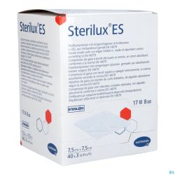 Hartmann Sterilux Es 7,5x7,5cm 8pl. St.40x3 P/s