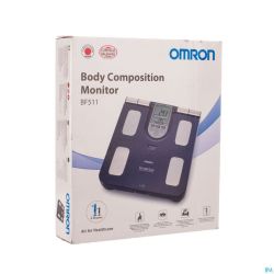 Omron Bf511b Bleu Moniteur Constitut.corp. <150kg