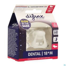 Difrax Sucette Dental +18m Nuit