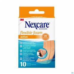 Nexcare 3m Flexible Foam Active Ha Pans Strips 10