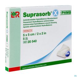 Suprasorb X Cp Phmb Ster 5x 5cm 5 20540