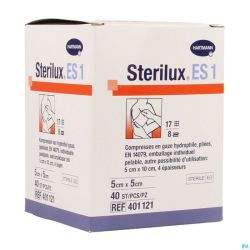 Sterilux Es1 Cp Ster 8pl 5x5cm 40 2050161