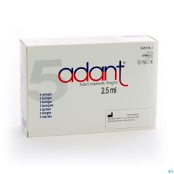 Adant Sol 1% Inj Intra Articul. 5x2,5ml/3ml Serin.