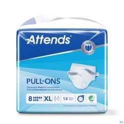 Attends Pull On 8 Slip Xl 1x14