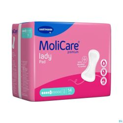 Molicare Premium Lady Pad 4,5 Drops 43x16cm 14